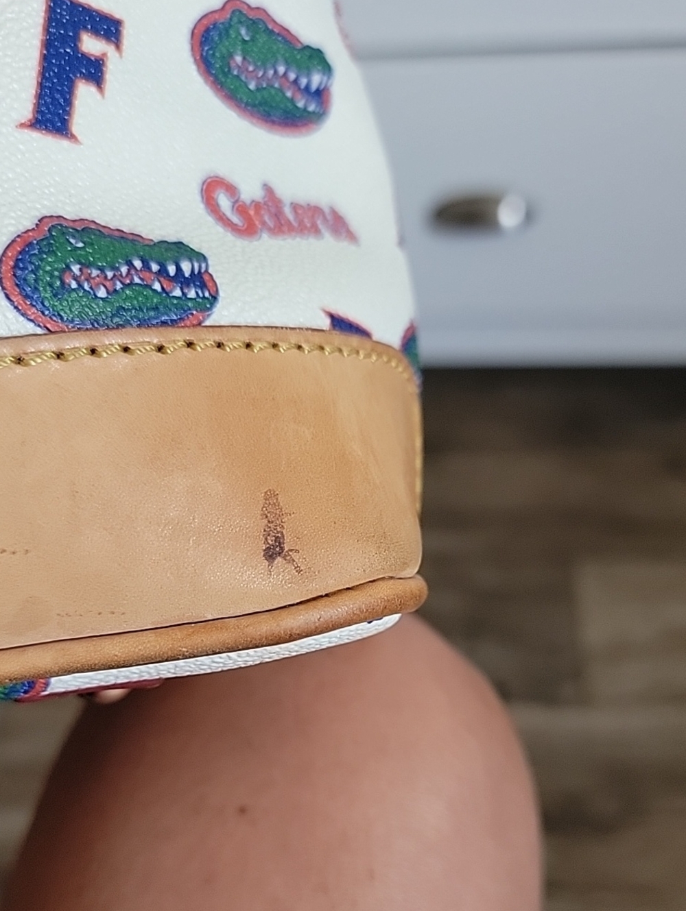 Dooney & Bourke Florida Gators Hobo Bag with Tan Trim - Picture 11 of 17